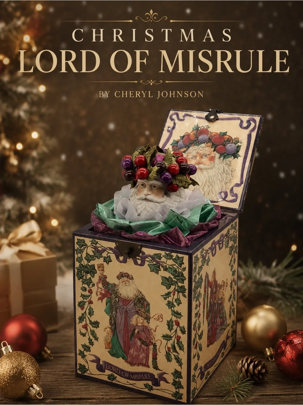Enesco Living Legends Lord of Misrule Musical Jack in the Box
